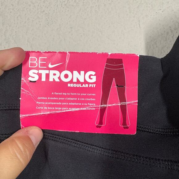 Nike Womens Size XS Dri-Fit Capri Pants Black Cotton Blend Pull On Activewear - Picture 6 of 11